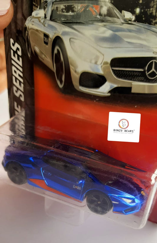 Lamborghini Huracan Avio Chrome Blue - Majorette | Bonzo Bears
