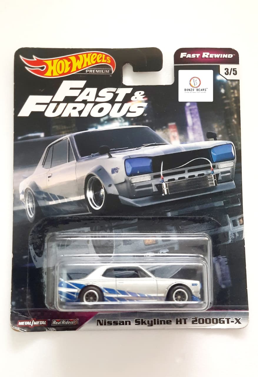 Fast & Furious Nissan Skyline HT 2000GT-X - Hot Wheels Premium | Bonzo Bears CB