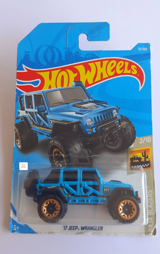 '17 Jeep Wrangler - Hot Wheels (Blue)