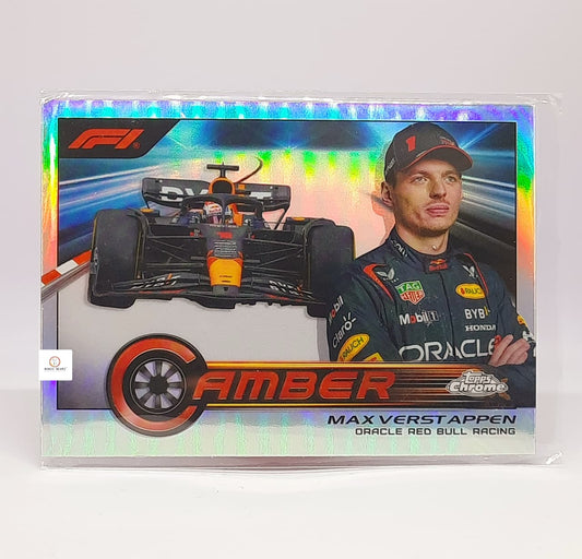 2023 Topps Chrome - F1 MAX VERSTAPPEN Camber #CAM-MVIIII Oracle Red Bull Racing (Refractor)