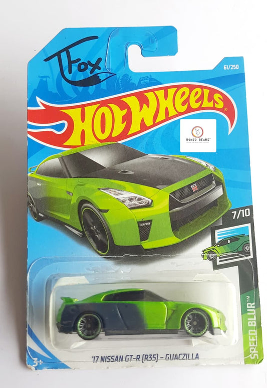 '17 Nissan GT-R (R35) Guaczilla - Hot Wheels | Bonzo Bears