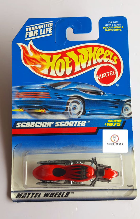 Scorchin' Scooter (Red/Black) - Hot Wheels | Bonzo Bears