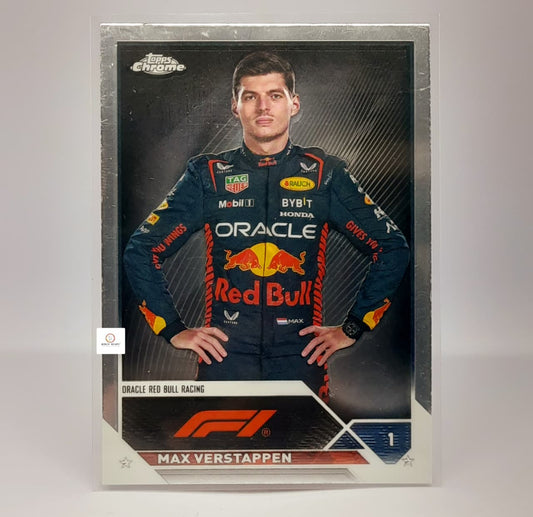 Max Verstappen - 2023 Topps Chrome Formula 1 F1 Base Portrait Red Bull #1