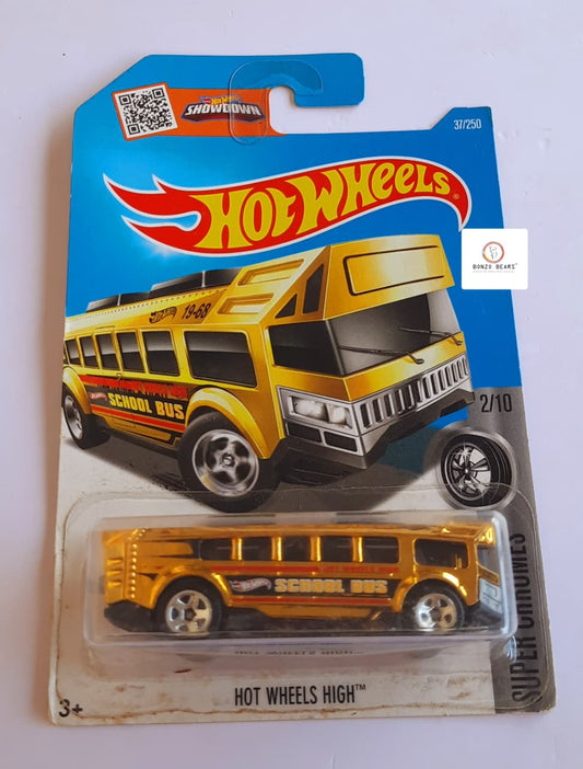 Hot Wheels High School Bus (Gold) | Bonzo Bears