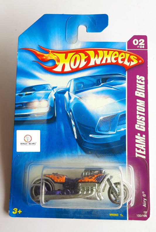 Team Custom Bikes Airy 8 - Purple / Silver - Hot Wheels | Bonzo Bears