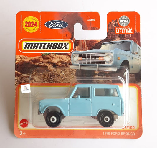 1970 Ford Bronco - Matchbox- Short card