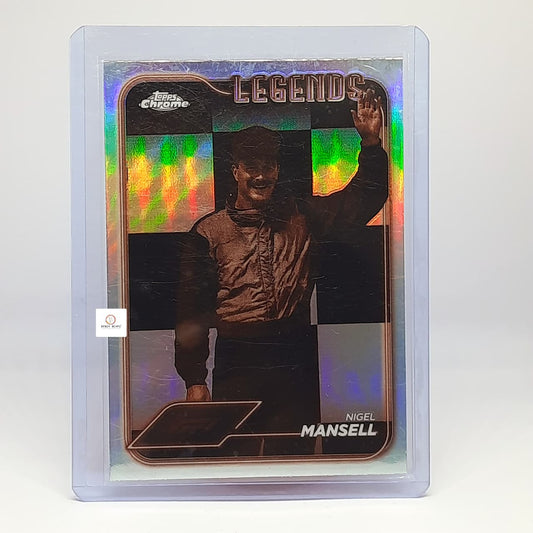 2024 Topps Chrome Formula 1 – Nigel Mansell #194 Legends Refractor Card | Bonzo Bears
