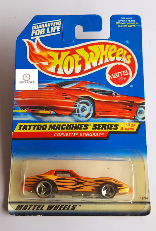 Corvette Stingray - Tattoo Machines Series - Hot Wheels | Bonzo Bears PB2