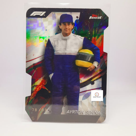 AYRTON SENNA #74 Die Cut 78/99( Limited to 99 prints World Wide) - 2024 Topps Finest F1