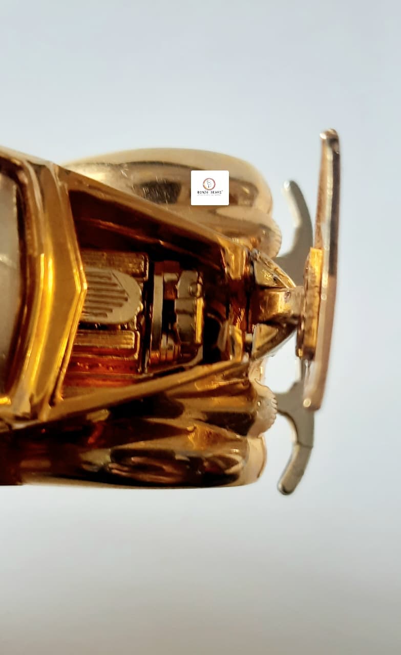 '37 Ford (24K Gold) - Racing Champions - Hot Rod Magazine 50th Anniversary Collector Series (1997 Released) (As per picture)