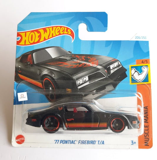 77 Pontiac Firebird T/A - Hot Wheels - Short card