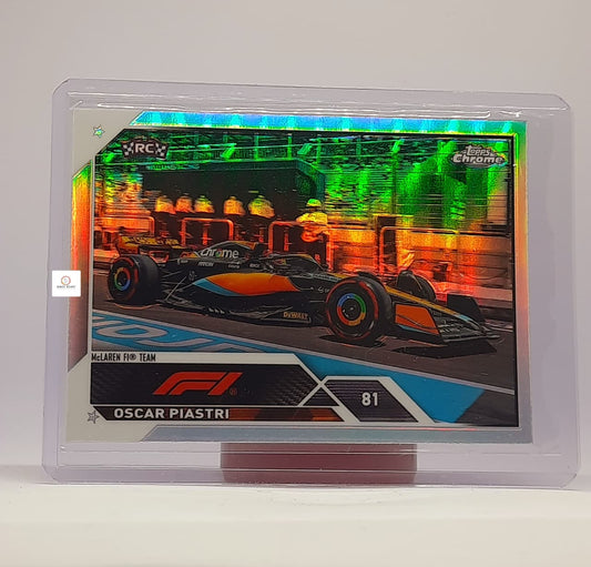 2023 Topps Chrome F1 - Refractor #42 Oscar Piastri Rookie card