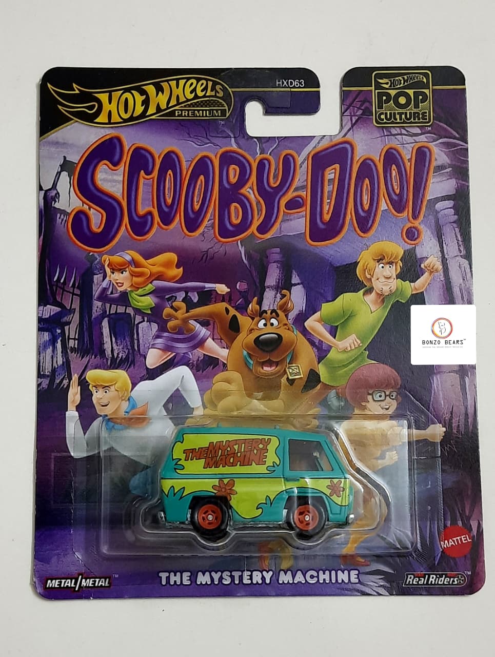 2024 Premium - Pop Culture Scooby Doo The Mystery Machine - Hot Wheels | Bonzo Bears B2