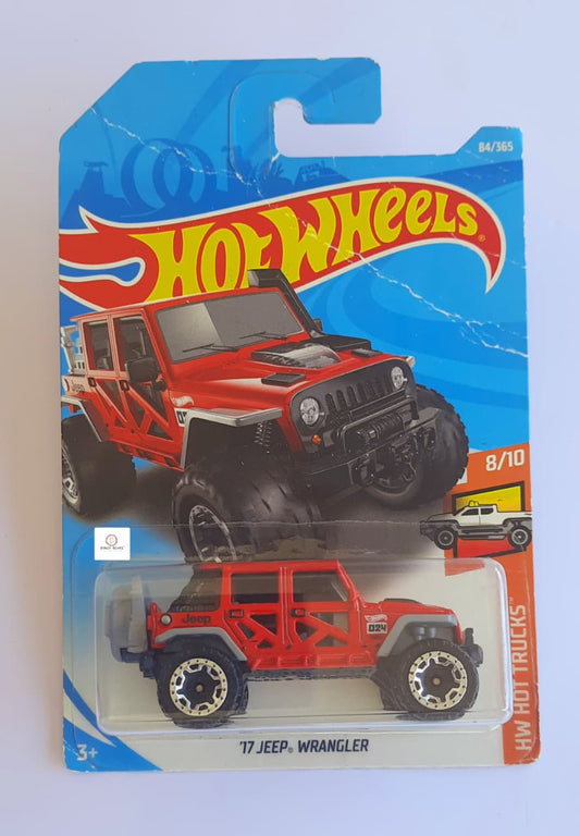 17 Jeep Wrangler - Hot Wheels Cripld card