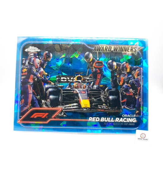2024 Topps Chrome Sapphire Edition Formula 1 #181 - Award Winners -  2023 DHL Fastest Pit Stop Award