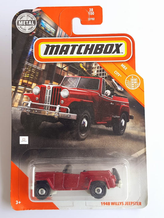 1948 Willys Jeepster - Matchbox (Red)