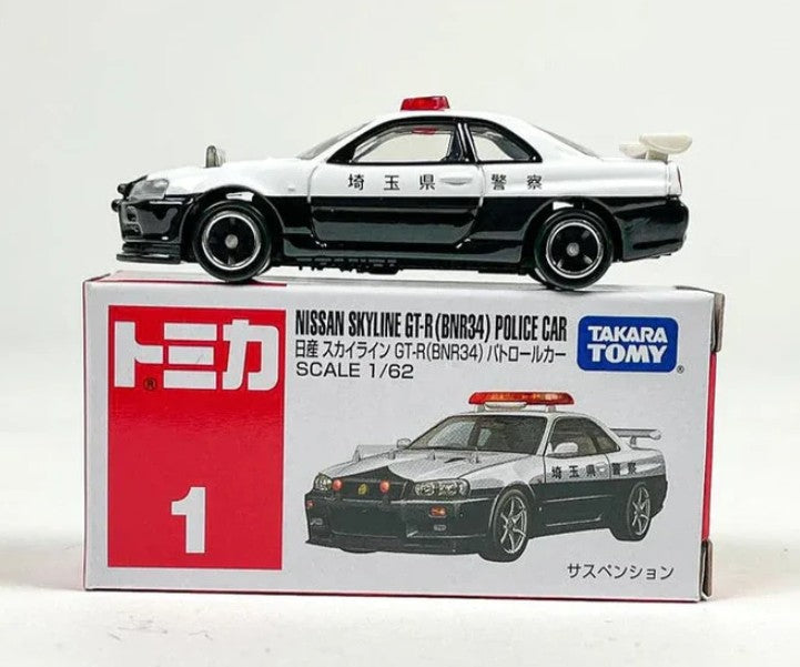 Nissan Skyline GT-R (BNR34) Police Car - Takara Tomy | Bonzo Bears