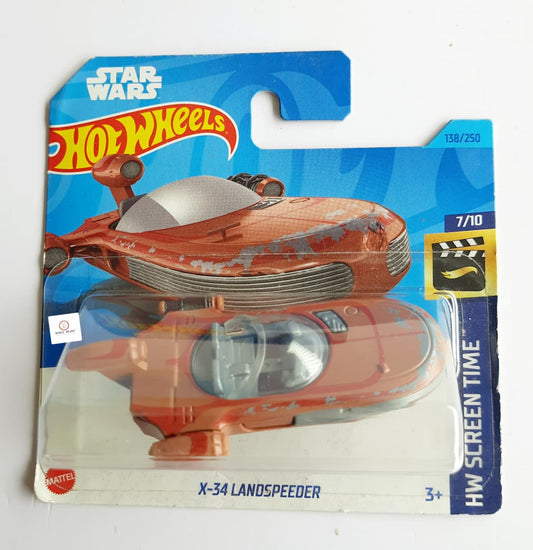 Star Wars X-34 Landspeeder - Hot Wheels - Short card