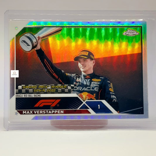 2023 Topps Chrome Formula 1 – Grand Prix Winners Max Verstappen #149 Refractor Card | Bonzo Bears