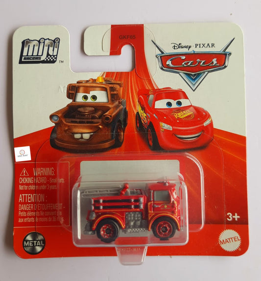 Disney Pixar Cars - Mini Racers Red Fire Engine Truck