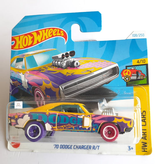 70 Dodge Charger R/T - Hot Wheels- Short card
