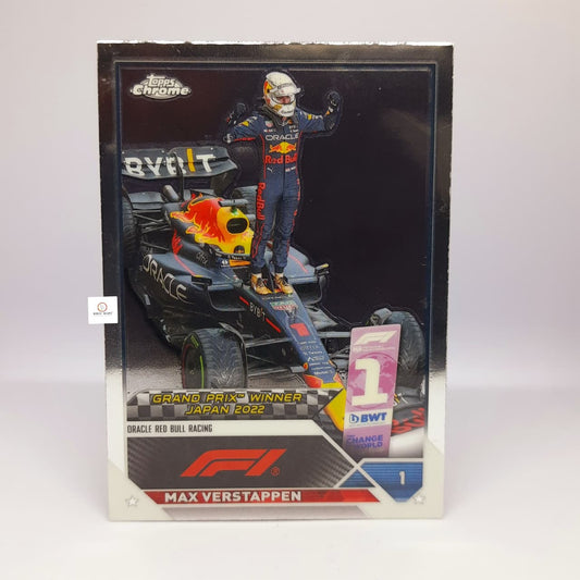 2022 Max Mestappen #161 Base card - 2023 Topps chrome F1  Japanese Grand Prix