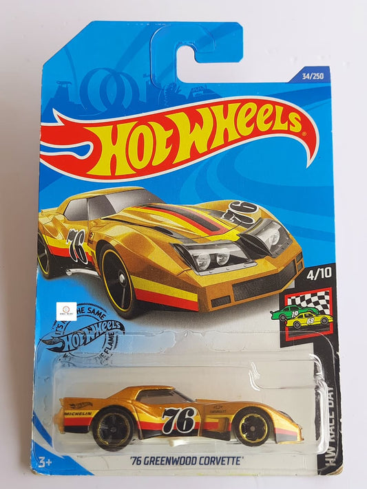 '76 Greenwood Corvette - Hot Wheels (Gold)