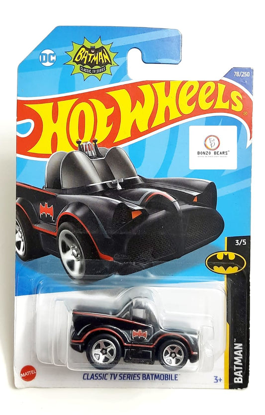 DC Classic TV Series Batmobile (Black Glass) - Hot Wheels | B4