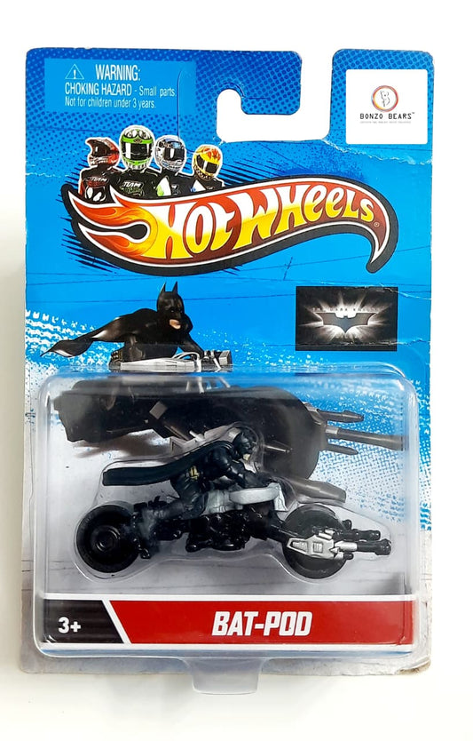 Bat-Pod with Batman - Hot Wheels | Bonzo Bears