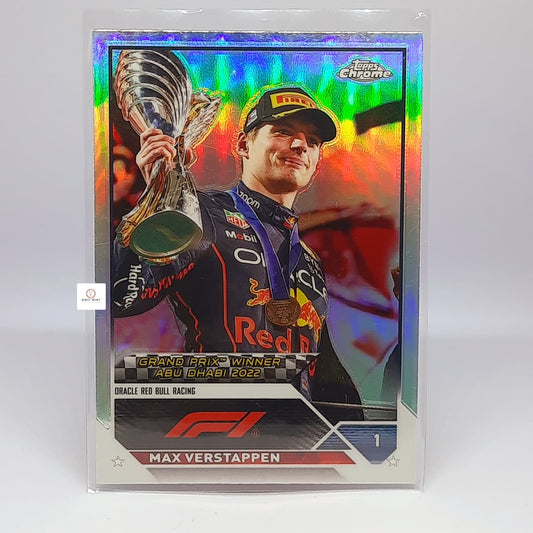Max Verstappen, Refractor #165 - 2023 Topps Chrome Formula 1