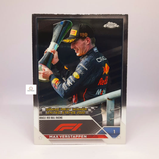 Max Verstappen  Oracle Red Bull Racing  #162 Grand PRIX US 2023 Topps Chrome Formula 1 -F1 - Base card