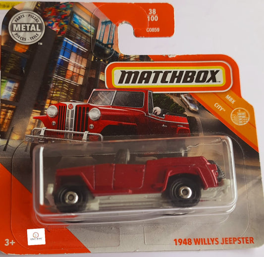 1948 Willys Jeepster - Matchbox Short card