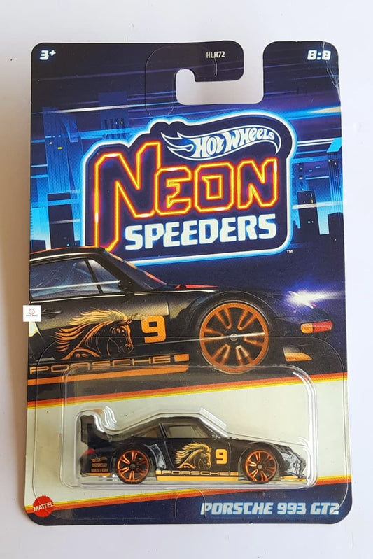 Porsche 993 GT2 – Hot Wheels Neon Speeders | Metal-on-Metal Heavy Casting | Bonzo Bears