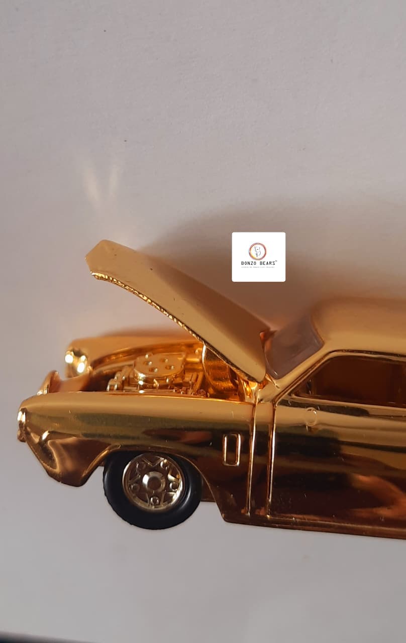 '51 Studebaker (24K Gold) - Racing Champions - Hot Rod Magazine 50th Anniversary Collector Series (1997 Released) (As per picture)