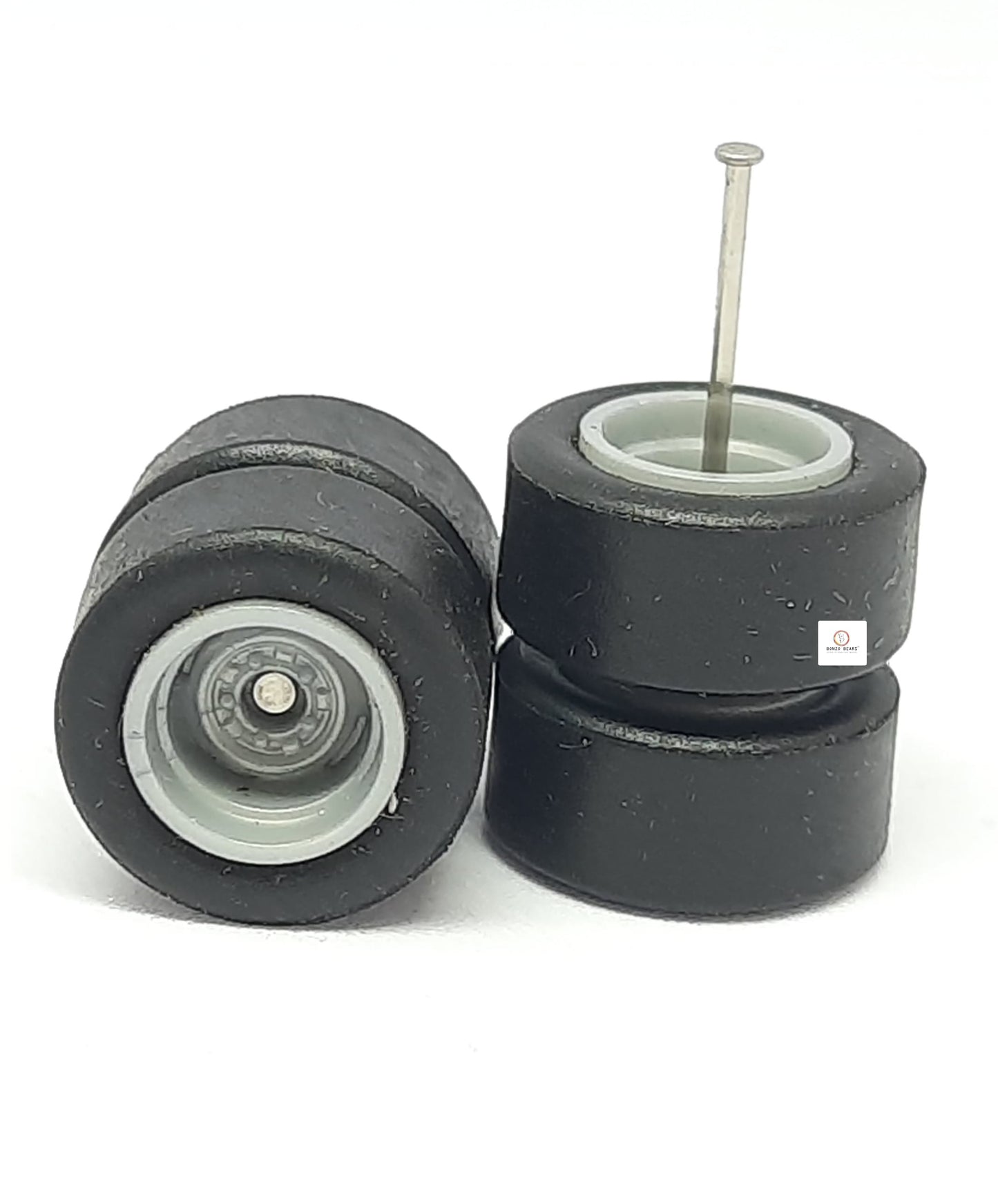 12mm Dia Rubber Tyre for 1/64 car