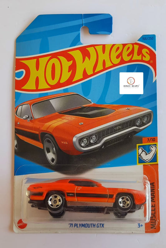 '71 Plymouth GTX (Red) - Hot Wheels | Bonzo Bears