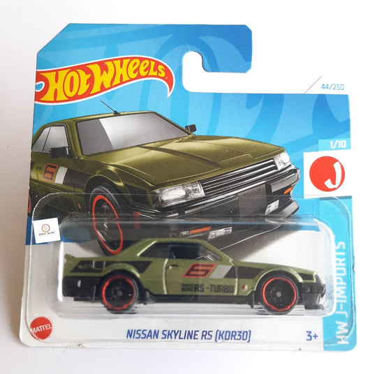 Nissan Skyline RS (KDR30) - Hot Wheels German Short card