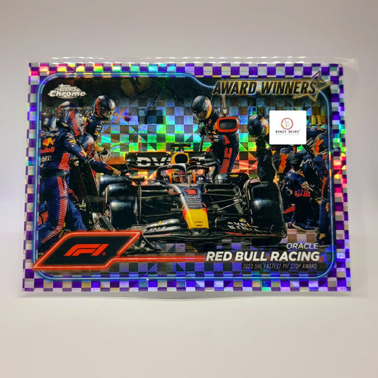 Oracle Red Bull Racing Award Winners Purple Checker 016/199(Limited to 199 Prints World Wide) #181 -2024 Topps Chrome F1
