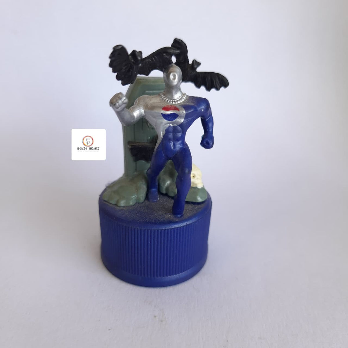 Pepsiman Gravestone/Halloween bats - Pepsi Bottle Cap collection | Bonzo Bears