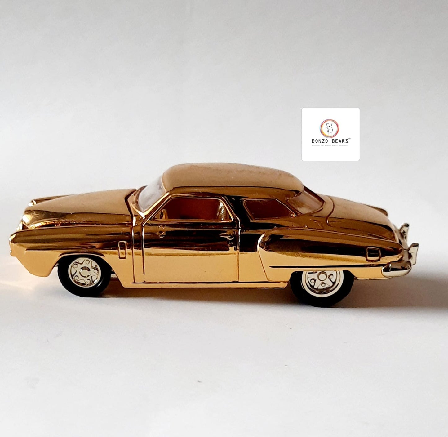 '51 Studebaker (24K Gold) - Racing Champions - Hot Rod Magazine 50th Anniversary Collector Series (1997 Released) (As per picture)