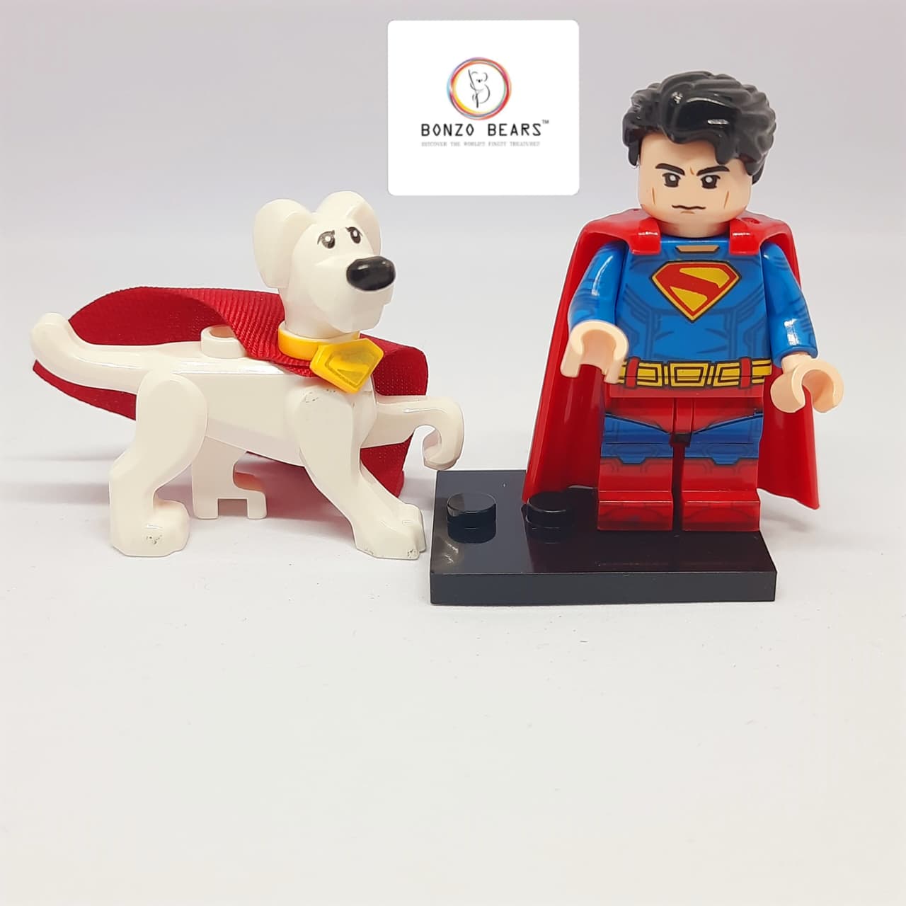 DC Super Heroes Superman & Krypto - Lego Compatible Set (Sealed pack Avaialbe ) | Bonzo Bears
