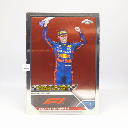 2023 Tops Chrome Formula1 F1 Max vestappan#151 - Orange insert card #151
