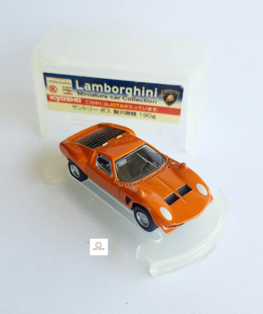 Kyosho 1/100 Lamborghini Jota Diecast Miniature Car Model Orange(small) Mint