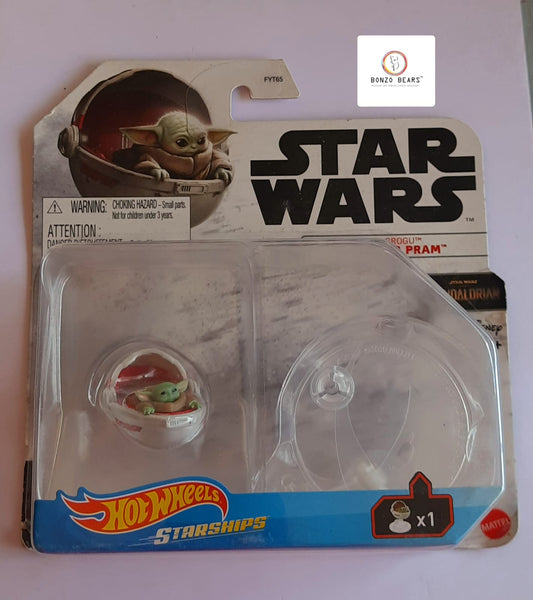 Star Wars Starship The Mandalorian The Child Hover Pram NEW Baby Yoda (with eyes Open) - Hotwheels 2020 | Bonzo Bears