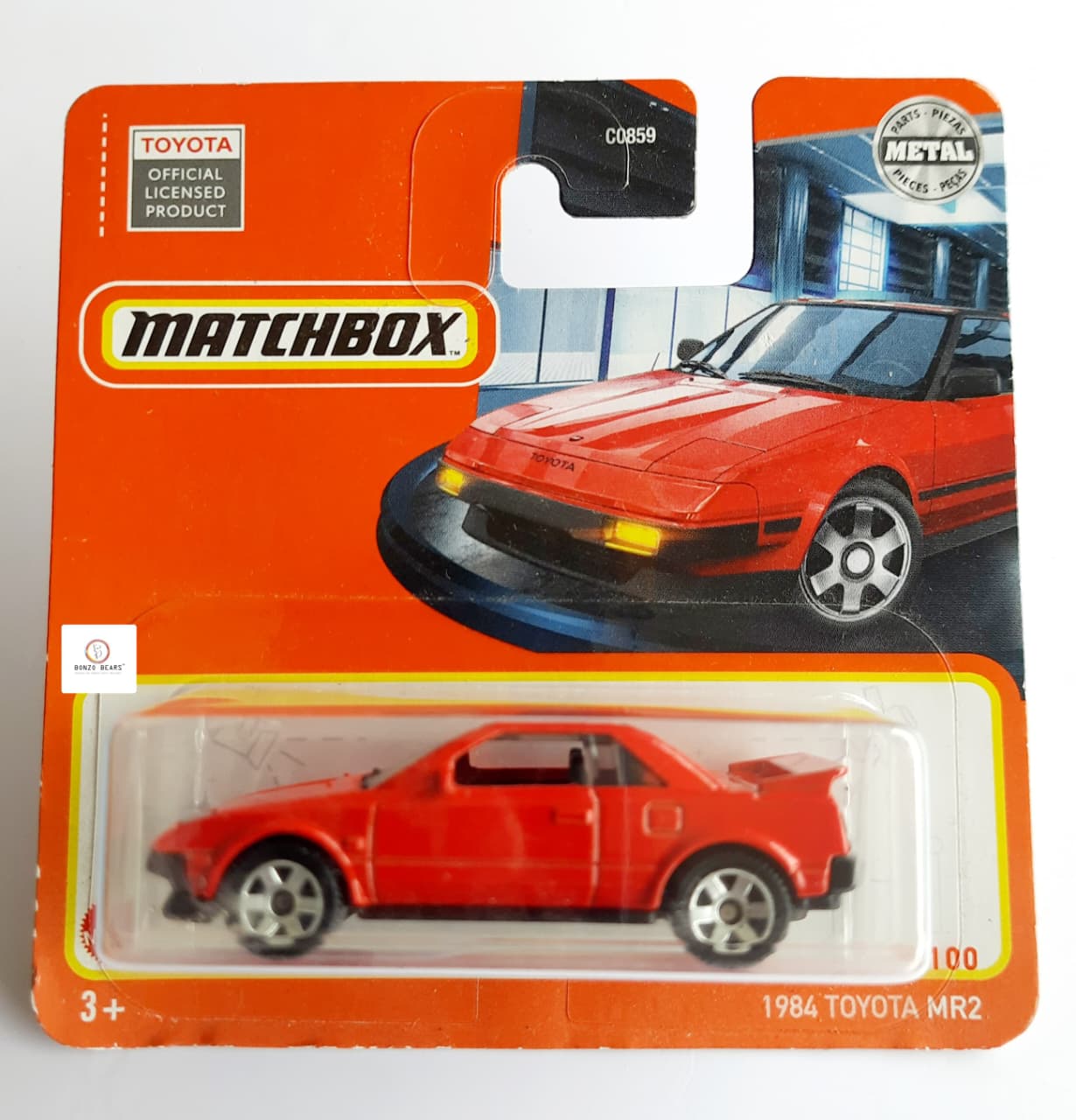 1984 Toyota MR2 - Matchbox- Short card