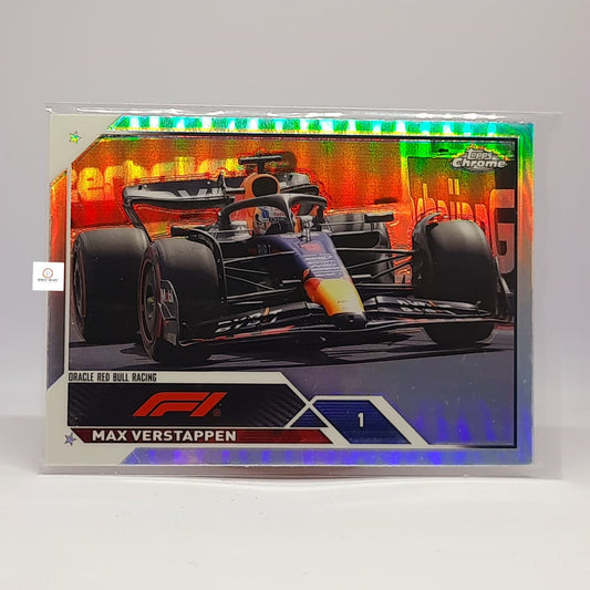 2023 Topps Chrome Formula 1 - F1 Cars Max Verstappen #102 (Refractor)  Oracle Red Bull Racing