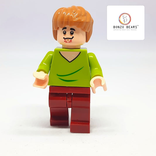 Shaggy Rogers and Scooby-Doo from the Scooby-Doo! (Lego Compatible) Sealed Pack | Bonzo Bears
