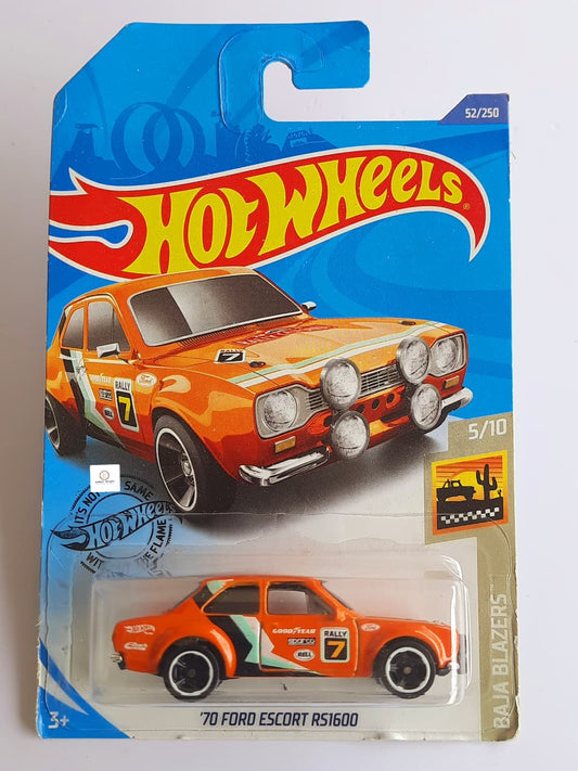 70 Ford Escort RS1600 - Hot Wheels (Orange)