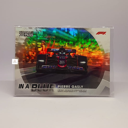 2024 Topps Paddock Pass Formula 1 - In a Blur - #10 Pierre Gasly BL-10 - Refractor Inset card