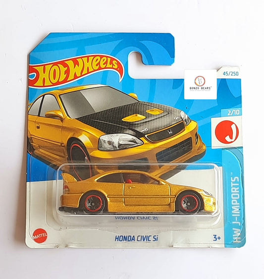 Honda Civic Si (Gold) – Hot Wheels (Short Card) | Bonzo Bears